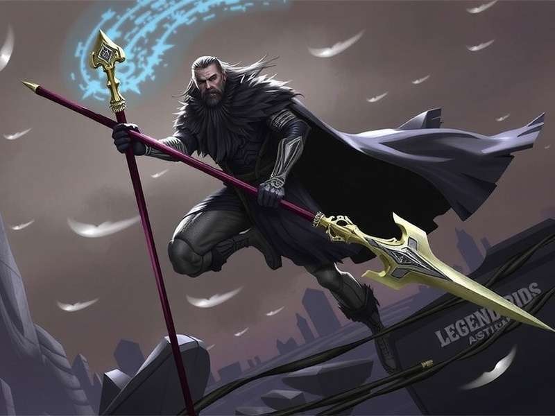 Legendary Spear Avenger Game Cover featuring the protagonist with a traditional Indian spear